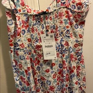 Zara NWT Floral jumpsuit